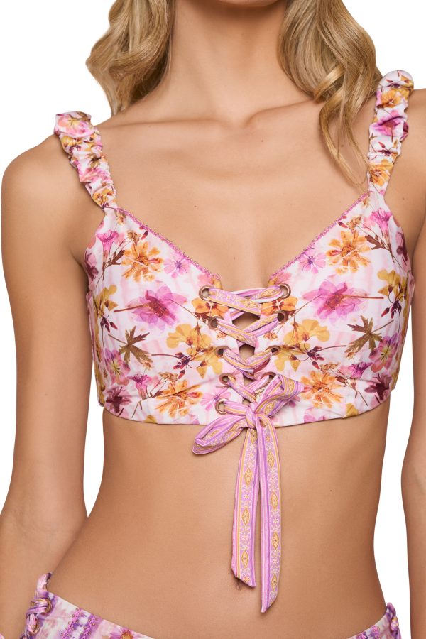 Bikini Tie Front Top and Tie Side Hipster the Magic hours - Image 2