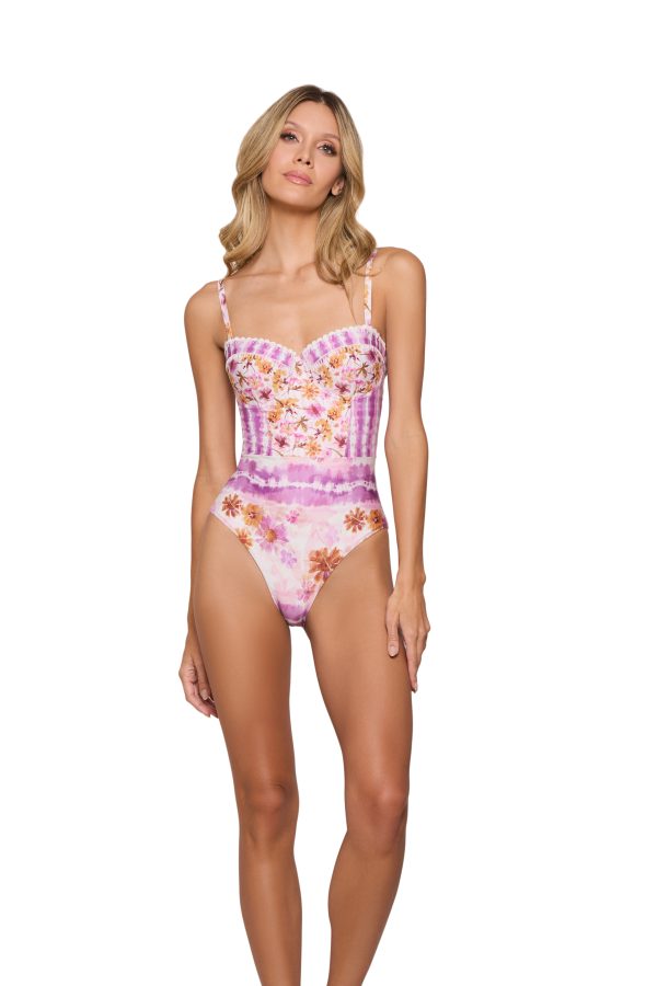 One Piece with Back Lace-up