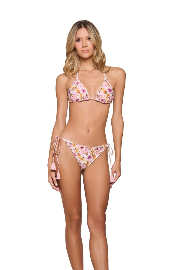 Bikini Reversible top triangle and Tie Side Bottom