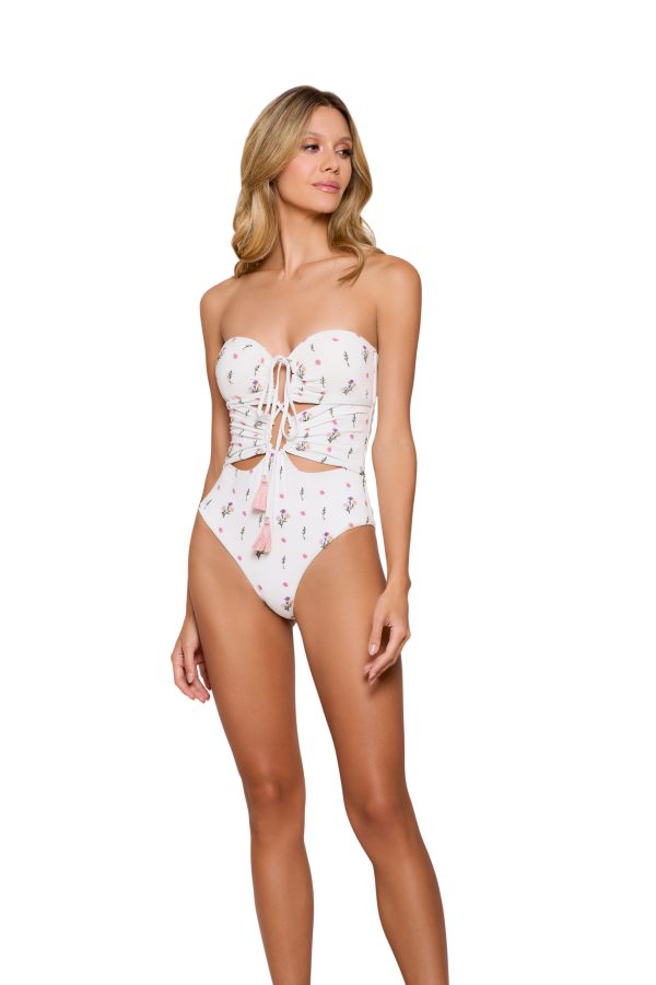 Halter Lace Up One Piece - Image 4
