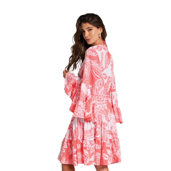 LONG SLEEVE SHORT KIMONO - Image 3