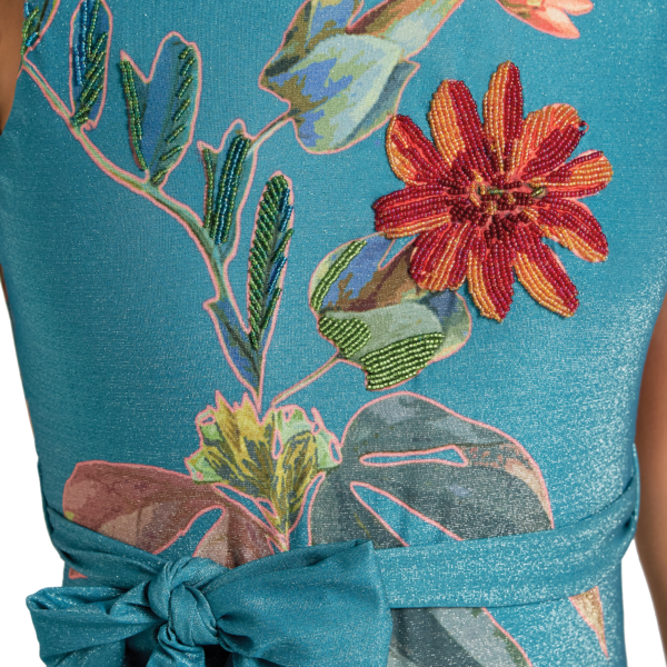 HIGH NECK HALTER ONE PIECE - Image 3